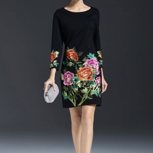 Qeexi-stylewe Vintage Dresd